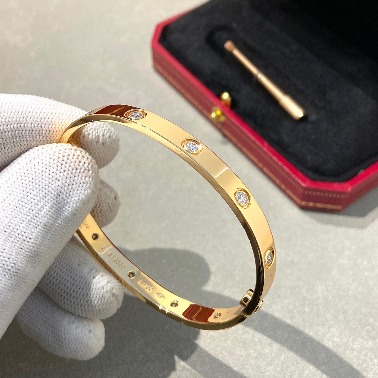 [NOVO] LOVE ARMBAND 6,1 MM 10 DIAMANTEN