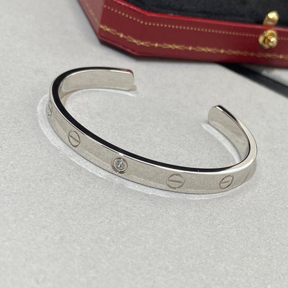 [NOVO] LOVE ARMBAND 6,1 MM 1 DIAMANT OFFENES MANSCHETTEN 
