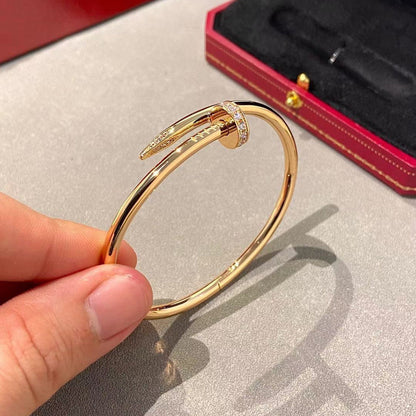 [GALE] JUSTE Diamond & LOVE Diamond Bracelet Stack Set