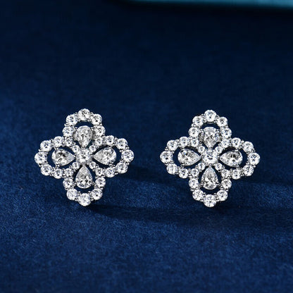 [NOVO]Creolen mit Diamantmotiv, 16 mm