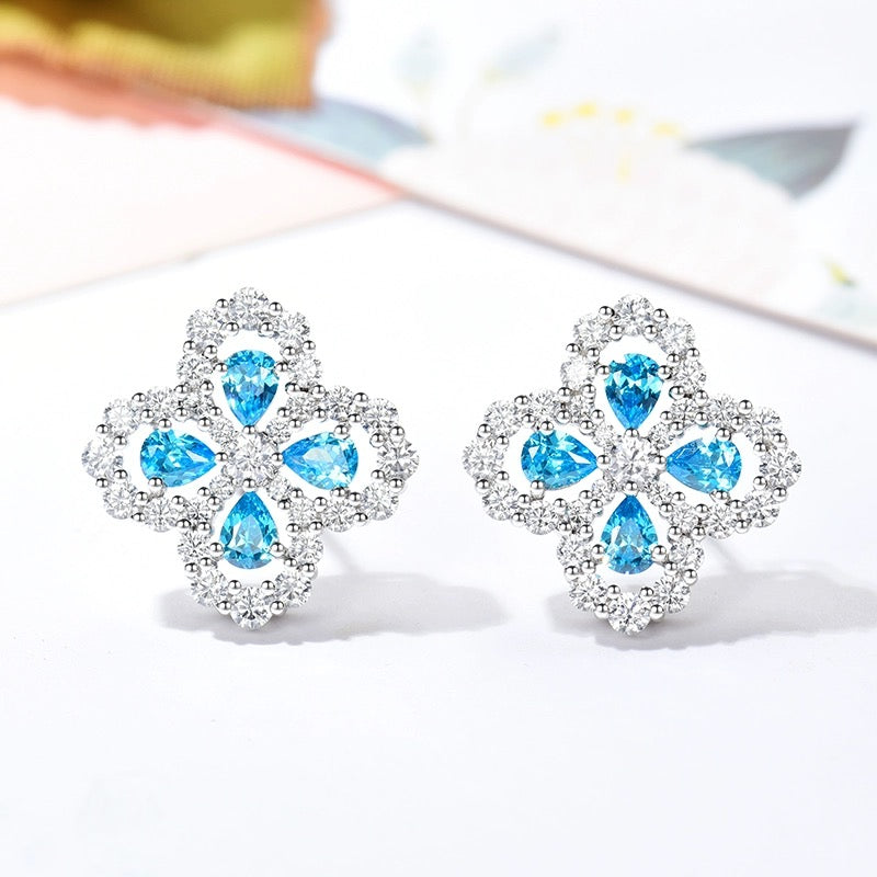 [NOVO]Creolen mit Diamantmotiv, 16 mm