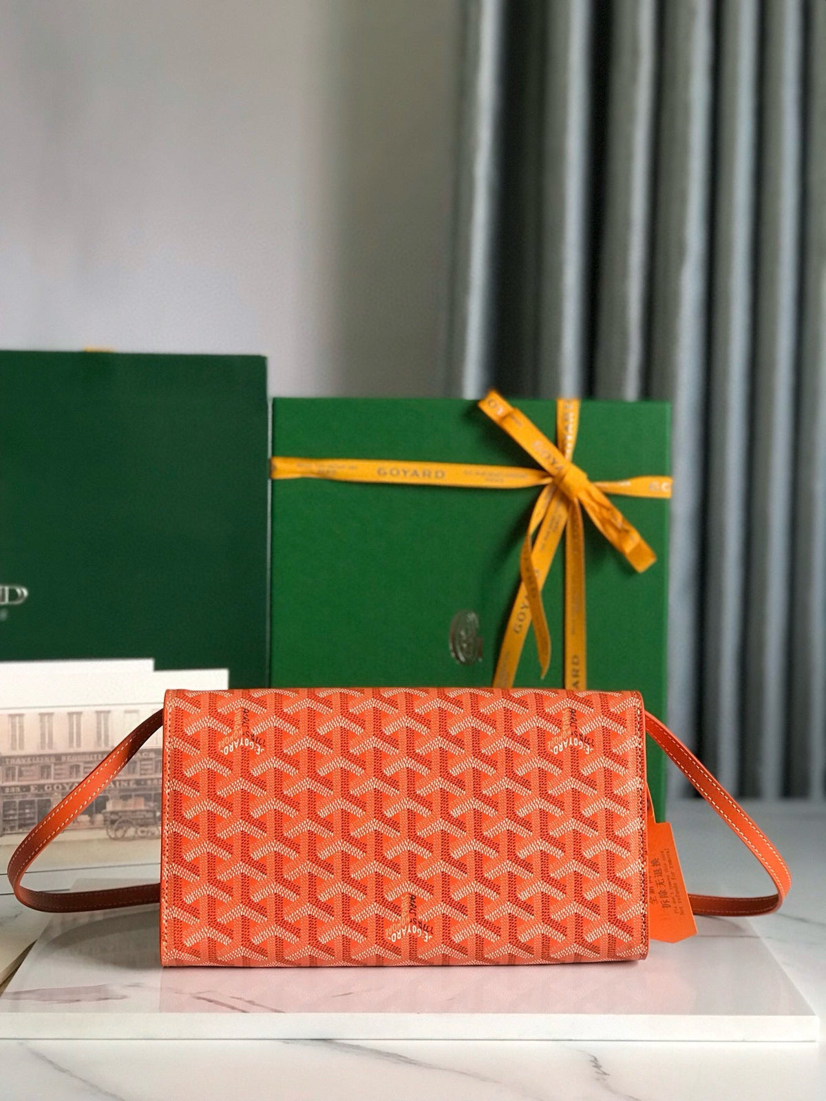 Goyard Monte Carlo Mini 25cm Orange Leather