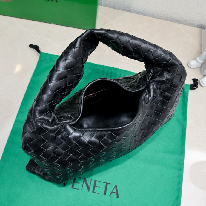 BV HOP Shoulder Bag 41cm BLack Calfskin