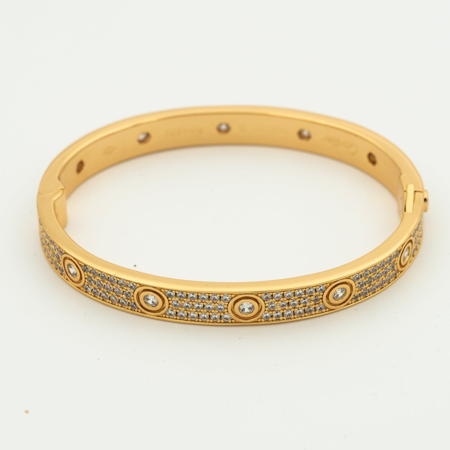 [NOVO] LOVE ARMBAND 6,1 MM DIAMANT-PAVED 10 GROSSE DIAMANTEN