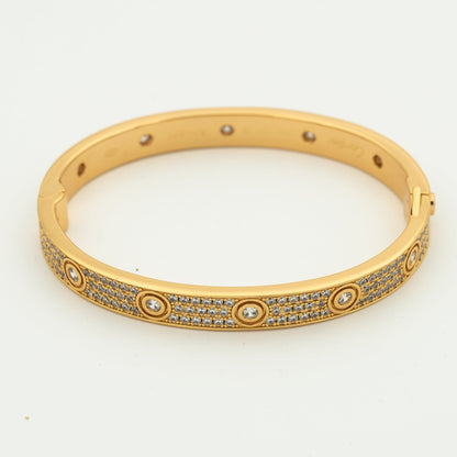 [NOVO] LOVE ARMBAND 6,1 MM DIAMANT-PAVED 10 GROSSE DIAMANTEN