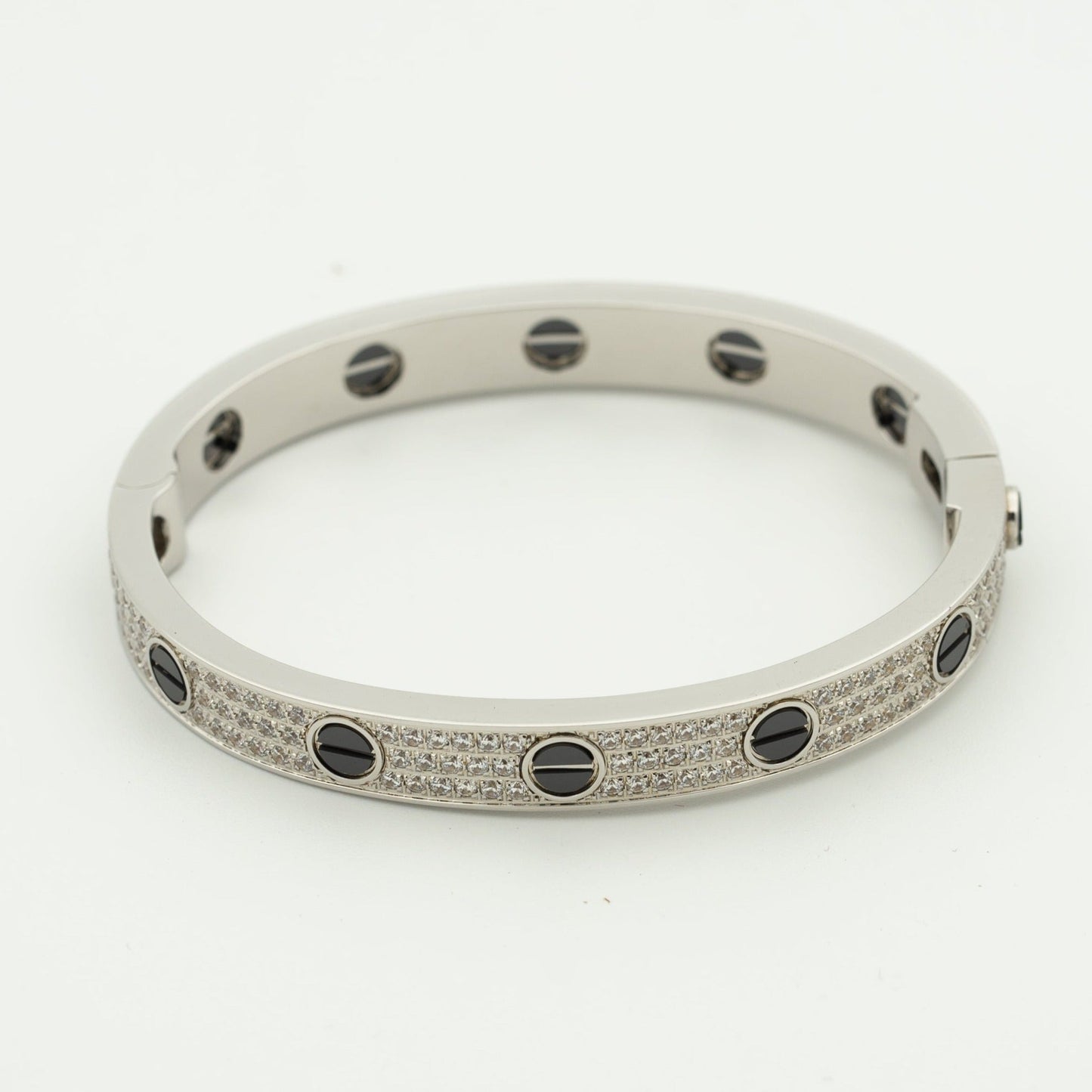 [NOVO] LOVE ARMBAND 6,1 MM DIAMANT-PAVED KERAMIK 