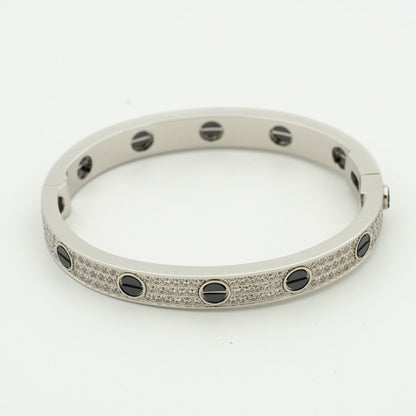 [NOVO] LOVE ARMBAND 6,1 MM DIAMANT-PAVED KERAMIK 