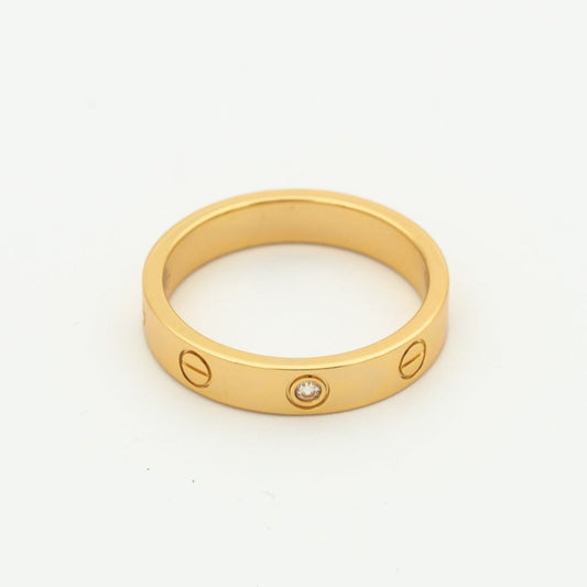 [NOVO]ラブリング 4mm ダイヤモンド1個 ピンクゴールド