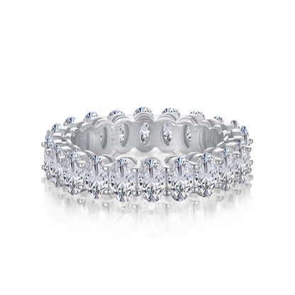 [GALEOrnate Oval Cut Tennis Ring