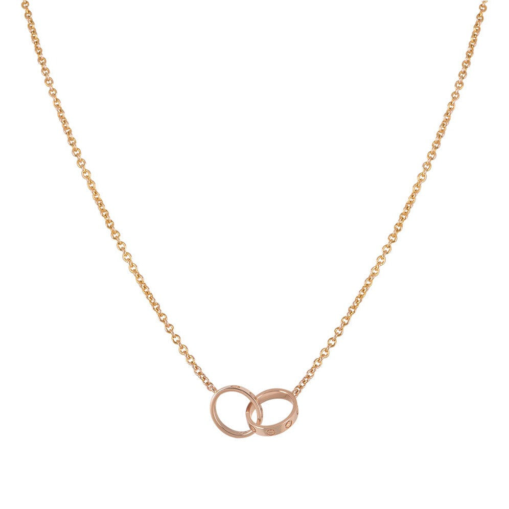 [NOVO] LIEBESKETTE DOPPELRING ROSÉGOLD 