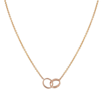 [NOVO] LIEBESKETTE DOPPELRING ROSÉGOLD 