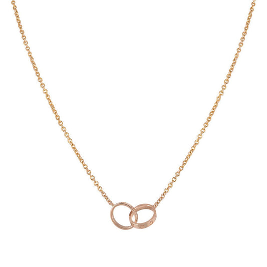 [NOVO] LIEBESKETTE DOPPELRING ROSÉGOLD 