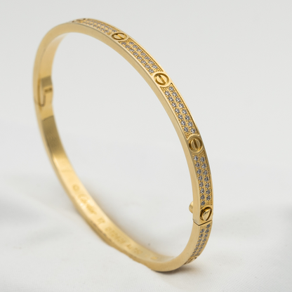 [NOVO] LOVE ARMBAND 3,65 MM DIAMANT-PAVED