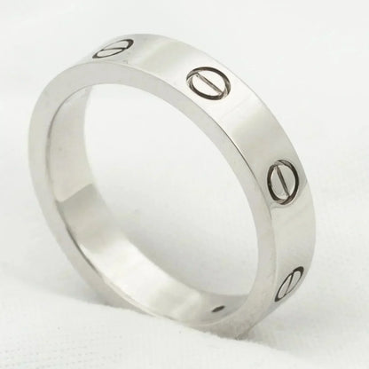 [NOVO] Liebesring 4 mm 1 Diamant Silber