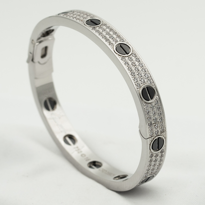 [NOVO] LOVE ARMBAND 6,1 MM DIAMANT-PAVED KERAMIK 