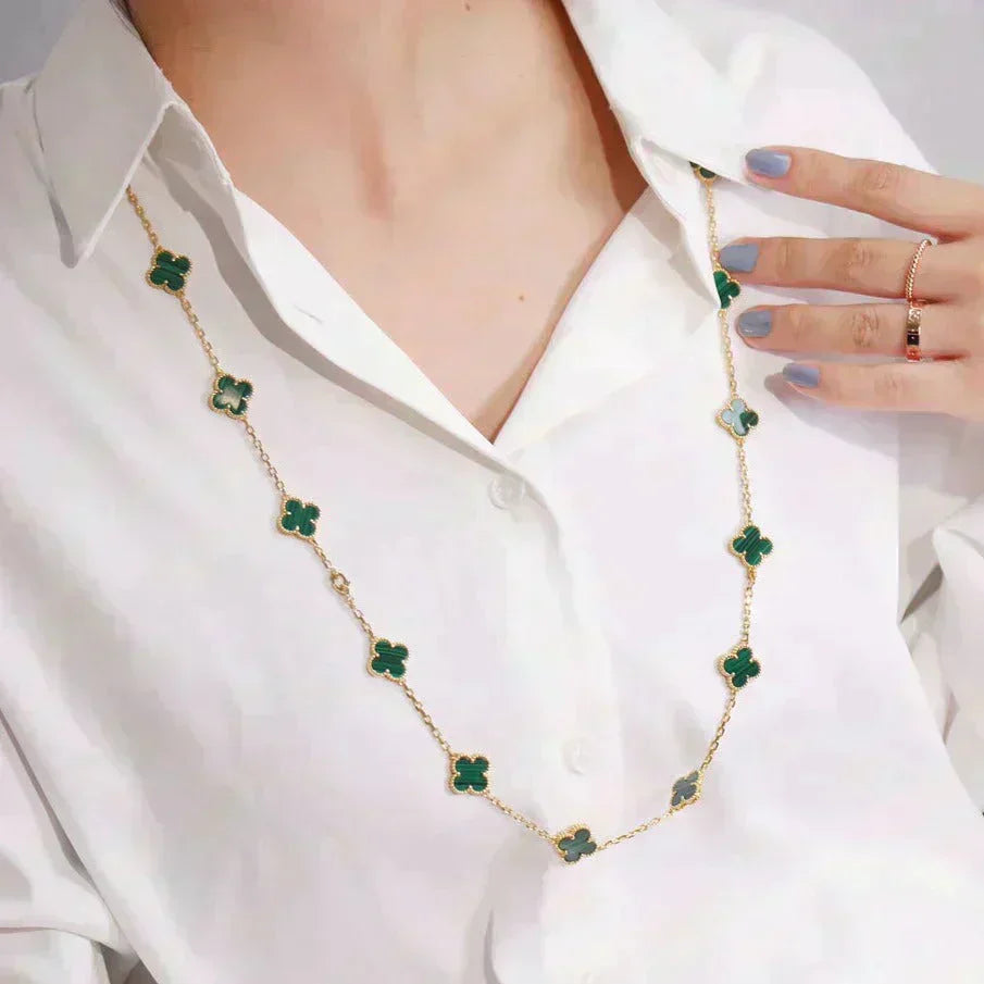 [NOVO]CLOVER 20 MOTIVE MALACHITE GOLD