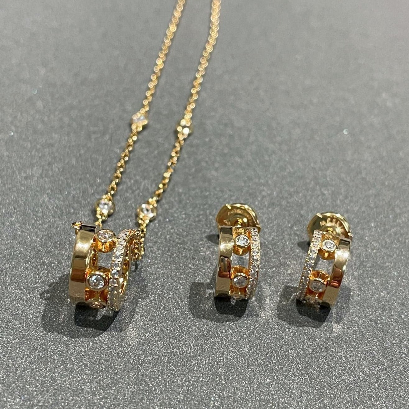 [GALE]CHAIN MOVE ROMANE PEDAND NECKLACE