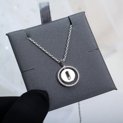 [GALE]LUCKY MOVE PM NECKLACE SILVER DIAMOND