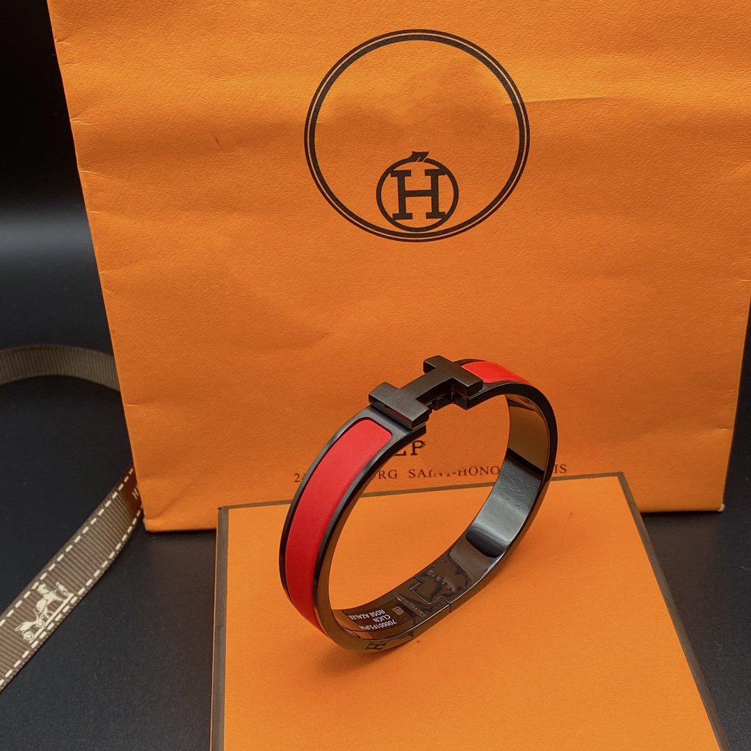 [NOVO]CLIC HM SO SCHWARZ-ROTES ARMBAND