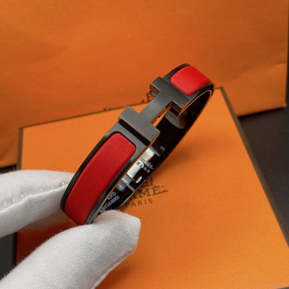 [NOVO]CLIC HM SO SCHWARZ-ROTES ARMBAND