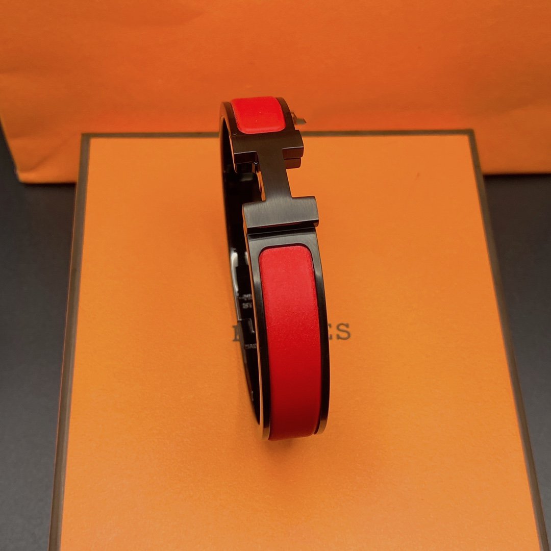 [NOVO]CLIC HM SO SCHWARZ-ROTES ARMBAND