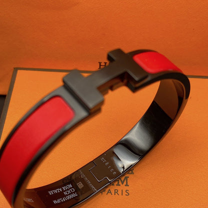 [NOVO]CLIC HM SO SCHWARZ-ROTES ARMBAND
