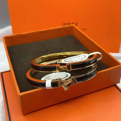 [NOVO]CLASSIC HM CLIC SCHWARZES 8MM EMAILLETT