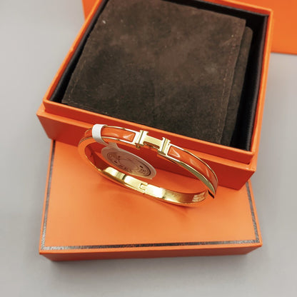 [NOVO]CLASSIC HM CLIC ROTES 8MM EMAILLETTES ARMBAND