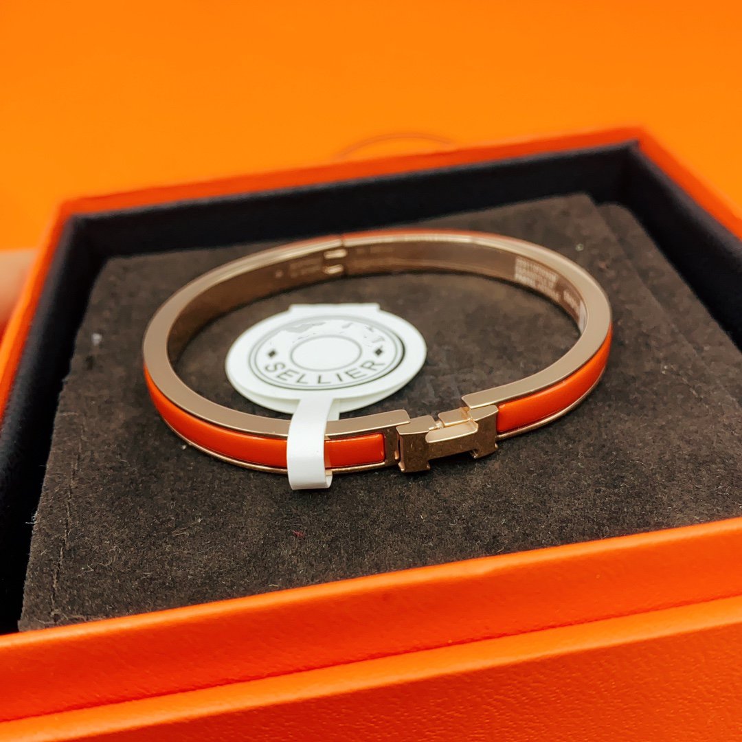 [NOVO]CLASSIC HM CLIC ROTES 8MM EMAILLETTES ARMBAND