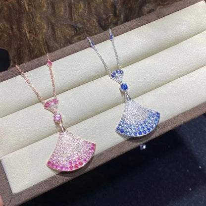 [GALE]DREAM NECKLACE AGATE SILVER DIAMOND