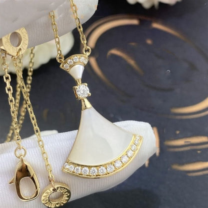 [GALE]DREAM NECKLACE MOP GOLD DIAMOND