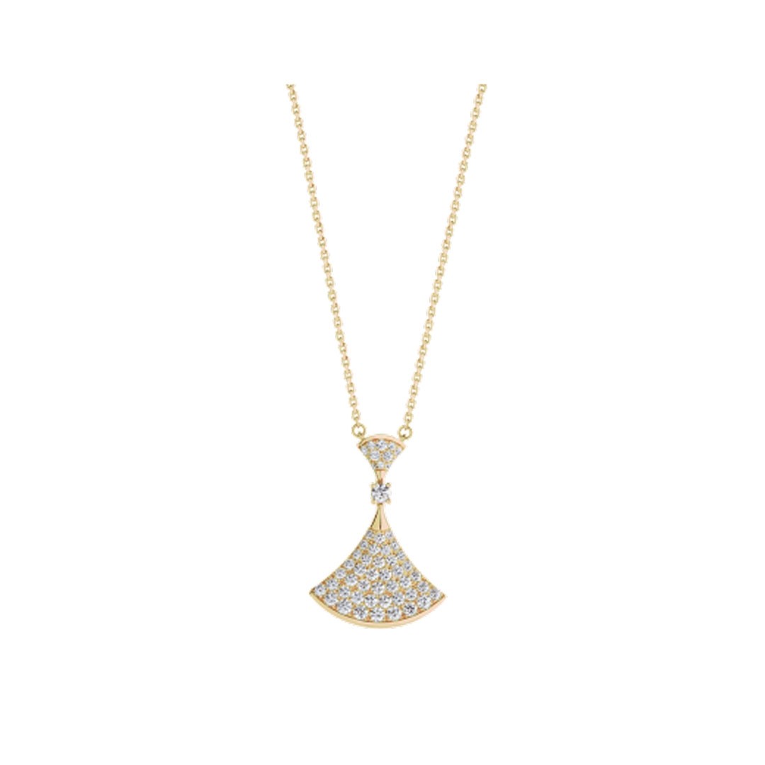 [GALE]DREAM NECKLACE GOLD FULL DIAMOND