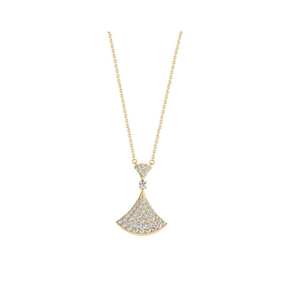 [GALE]DREAM NECKLACE GOLD FULL DIAMOND