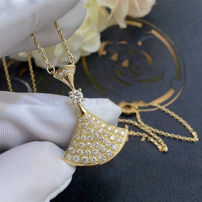 [GALE]DREAM NECKLACE GOLD FULL DIAMOND