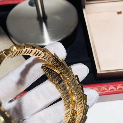 [GALE]SERPENTI BRACELET 8MM GOLD DIAMOND