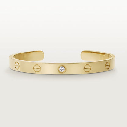 [NOVO] LOVE ARMBAND 6,1 MM 1 DIAMANT OFFENES MANSCHETTEN 