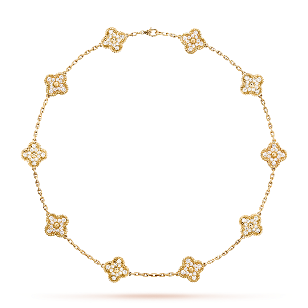[NOVO]CLOVER 10 MOTIFS DIAMANT-KETTE