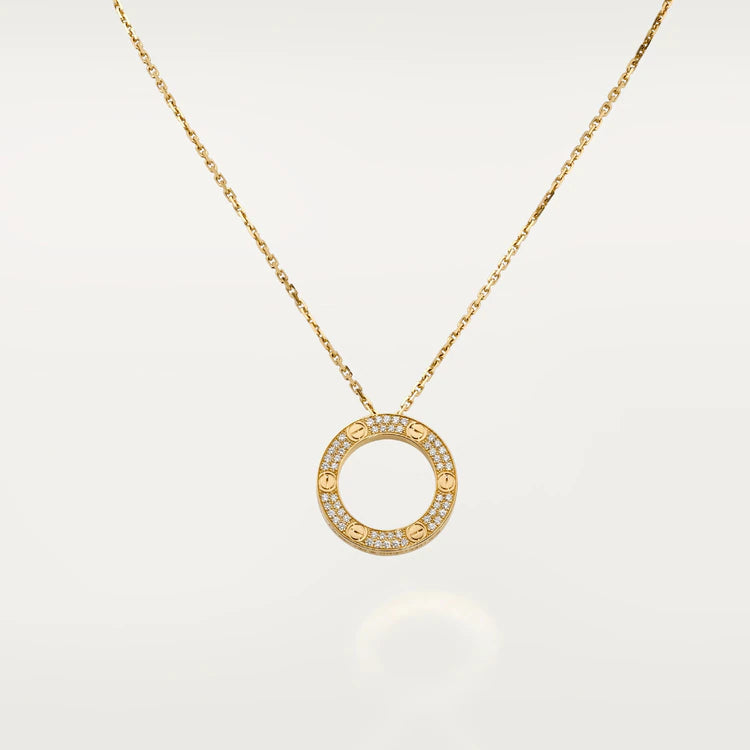 [NOVO] Liebeskette, verstellbar, Roségold 