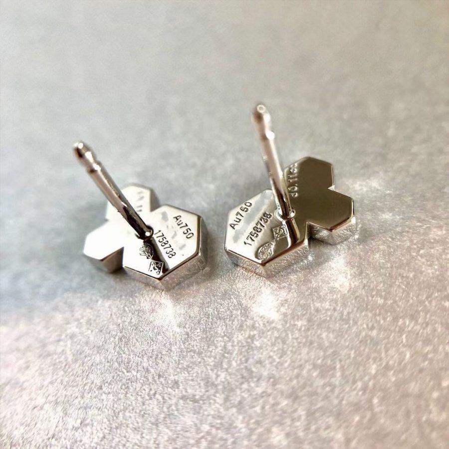 [GALE]BEE LOVE SILVER DIAMOND EARRINGS