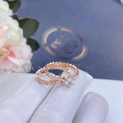 [NOVO]BEE LOVE RING ROSA GOLD DIAMANT