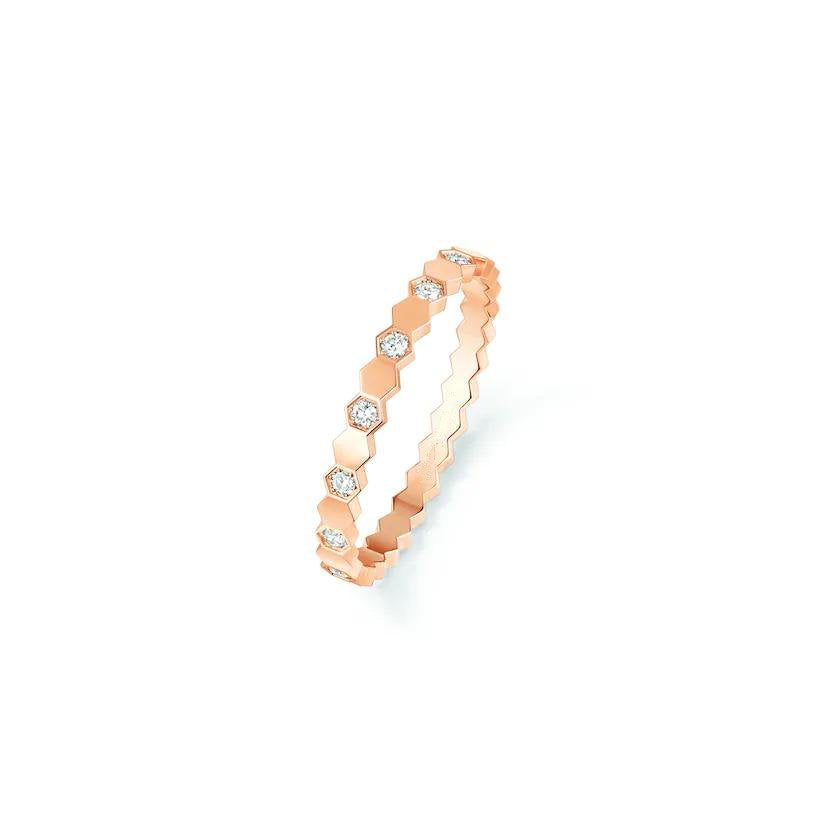 [NOVO]BEE LOVE RING ROSA GOLD DIAMANT