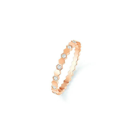[NOVO]BEE LOVE RING ROSA GOLD DIAMANT