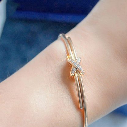 [NOVO]JEUX DE ARMBAND ROSA GOLD DIAMANTEN