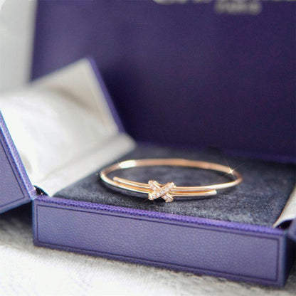 [NOVO]JEUX DE ARMBAND ROSA GOLD DIAMANTEN