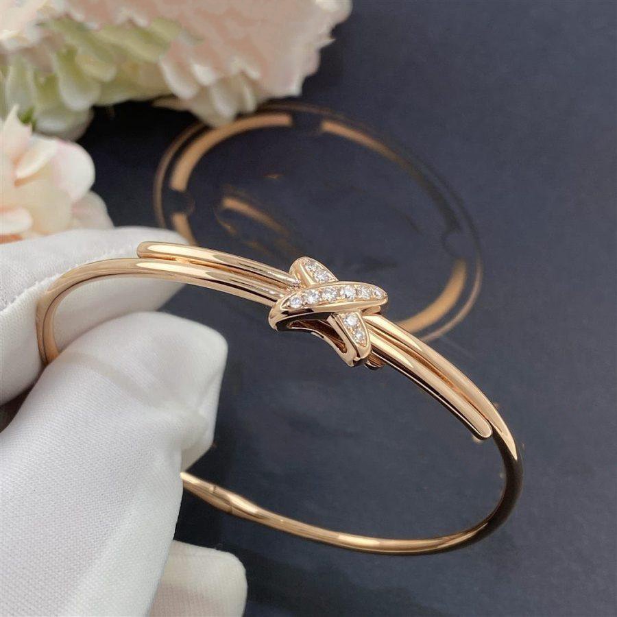 [NOVO]JEUX DE ARMBAND ROSA GOLD DIAMANTEN