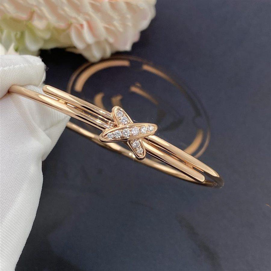 [NOVO]JEUX DE ARMBAND ROSA GOLD DIAMANTEN