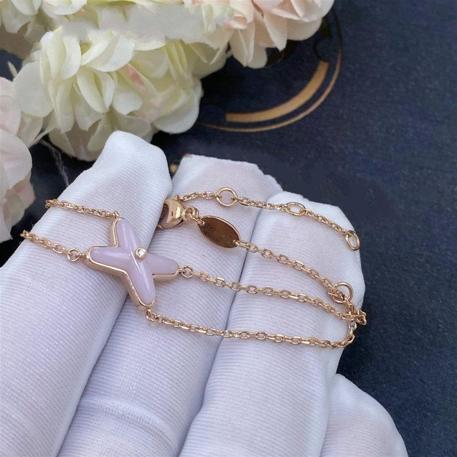 [NEU]JEUX ARMBAND ROSA MOP ROSA GOLD 1 DIAMANT
