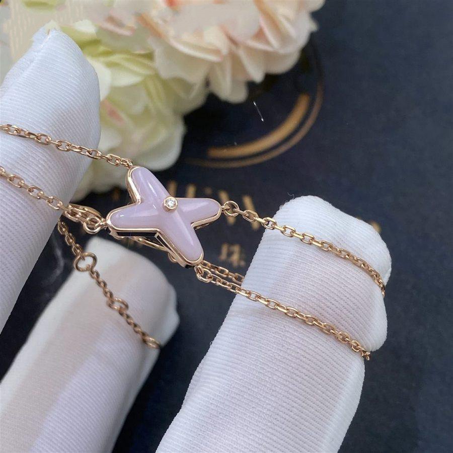 [NEU]JEUX ARMBAND ROSA MOP ROSA GOLD 1 DIAMANT