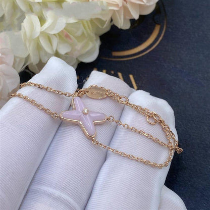 [NEU]JEUX ARMBAND ROSA MOP ROSA GOLD 1 DIAMANT