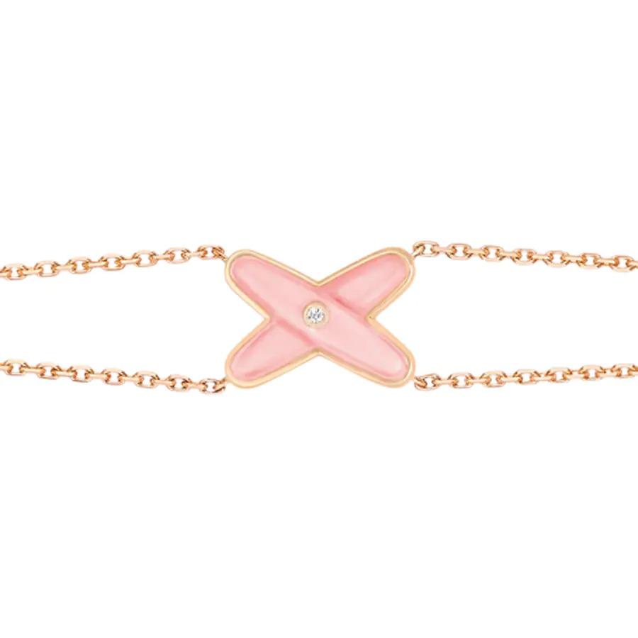 [NEU]JEUX ARMBAND ROSA MOP ROSA GOLD 1 DIAMANT
